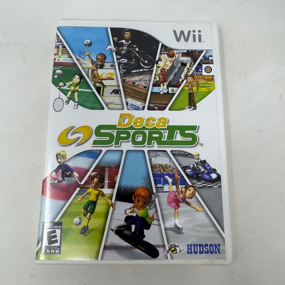 Deca Sports Nintendo Wii Hudson Soft Complete CIB Motion Controls 10 Events